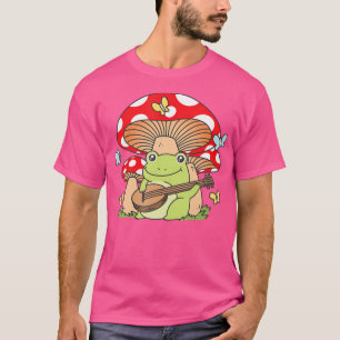 Camiseta Sapo de Cottagecore Aestético Mushroom Kawaii Toca