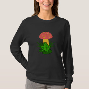 Camiseta Sapo De Cottagecore Goblincore Sob Floresta De Cog