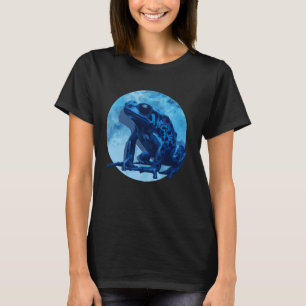 Camiseta Sapo de Dart Azul Colorido Animais Exóticos Anfib