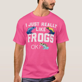 Camiseta Sapo De Dart Venenoso Eu Gosto Muito De Sapos