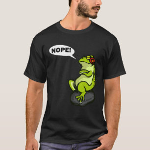 Camiseta Sapo de declaração não não não diversão