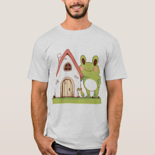 Camiseta sapo de desenho animado