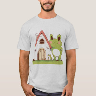 Camiseta sapo de desenho animado