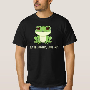 Camiseta Sapo de desenho animado Kawaii fofo Amante de anfí