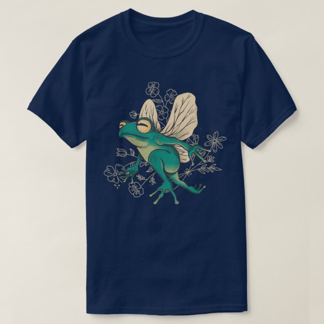 Camiseta Sapo De Fada Com Asas (Frente do Design)
