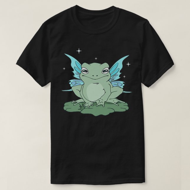 Camiseta Sapo De Fada Cuta, De Coagulação, Frogcore-T-Sh (Frente do Design)