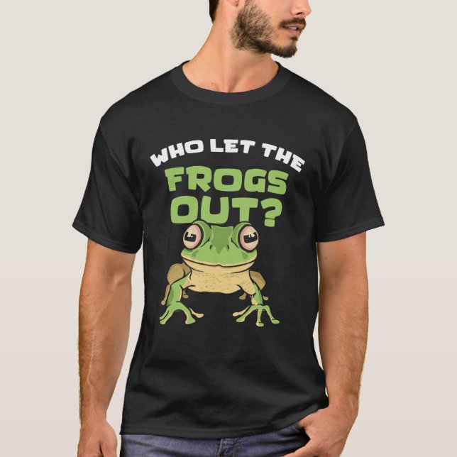 Camiseta Sapo de girino com uma citação de Sapo humorística (Frente)