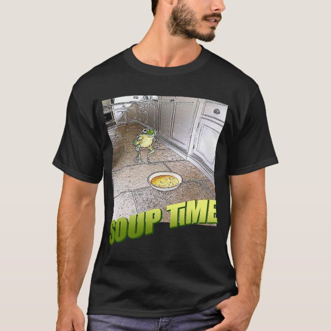 Camiseta Sapo de Hora da Sopa Meme (Frente)