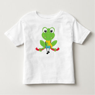 Camiseta Sapo de inverno, Sapo bonito, Sapo Verde, Pele, Es