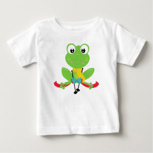 Camiseta Sapo de inverno, Sapo bonito, Sapo Verde, Pele, Es