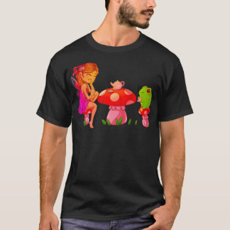Camiseta Sapo De Laticínios Tea Kawaii Cottagecore
