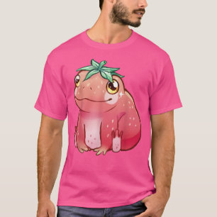 Camiseta Sapo de morango bonito, estético Sapo Kawaii Lover