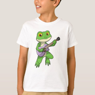Camiseta Sapo de Música com Violão