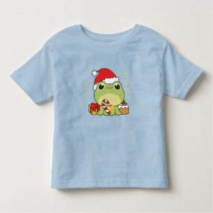 Camiseta Sapo de Natal bonito