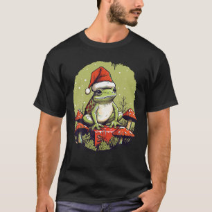 Camiseta Sapo de Natal Cottagecore, Estético de Cogumelo Bo