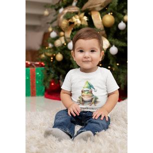 Camiseta Sapo de Natal, personalizado