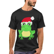Sapo de Natal Santa Hat Novelty Negro Engraçado