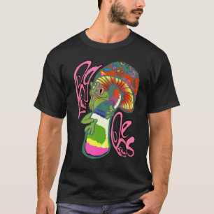Camiseta Sapo de Paz Psicodélica Jazzy Mushroom Bong
