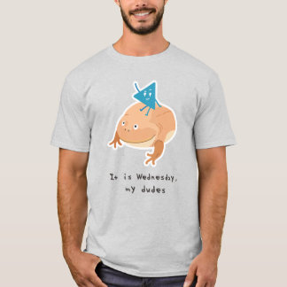 Camiseta Sapo de quarta-feira, caras