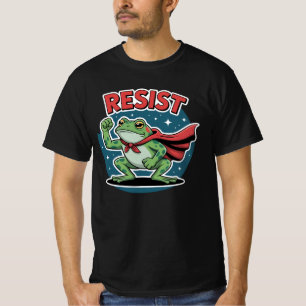 Camiseta Sapo de Resistência de Portland Protesto de Sapo p