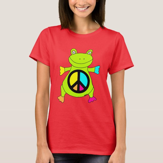 Camiseta Sapo de Sinal de Paz (Frente)