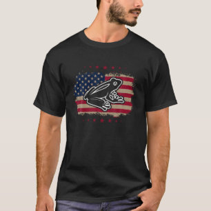 Camiseta Sapo de Sinalizador Americano - Retro Vintage T Sh