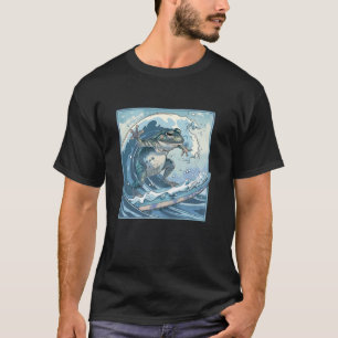 Camiseta Sapo de surf japonês de Wave Art no Amphiban Surfe