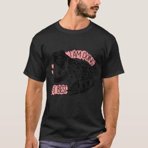 Camiseta Sapo de Vintagem Retroativa Sapo de Cueca Motivaci