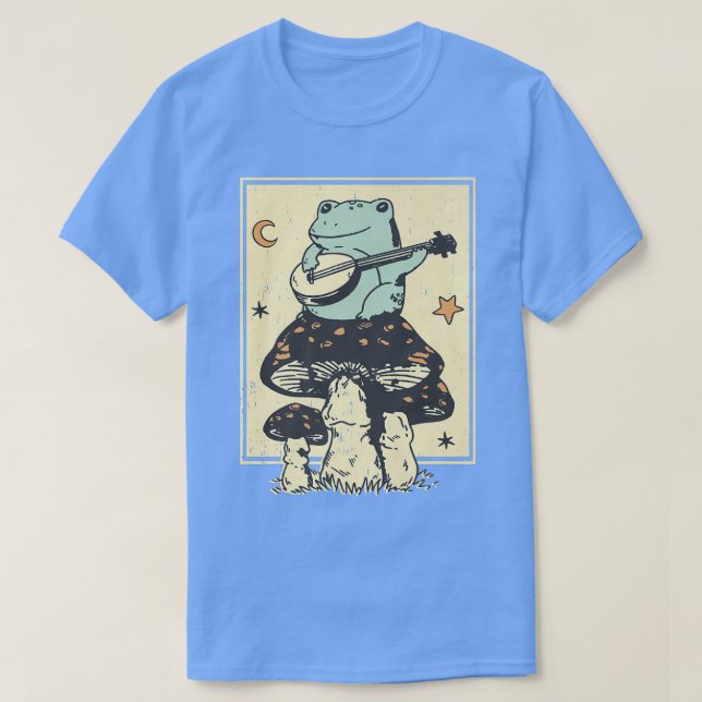 Camiseta Sapo De Violão Cute Mushroom Premium (Frente do Design)