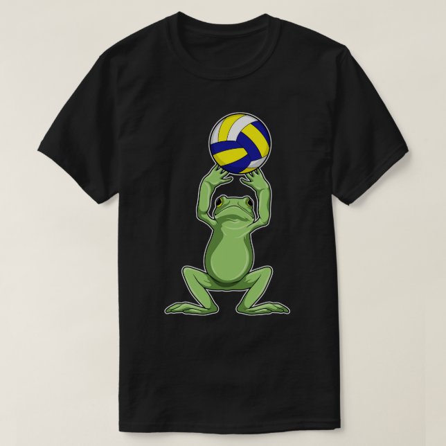 Camiseta Sapo de voleibol (Frente do Design)