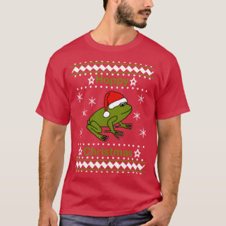 Camiseta Sapo diz Natal feliz