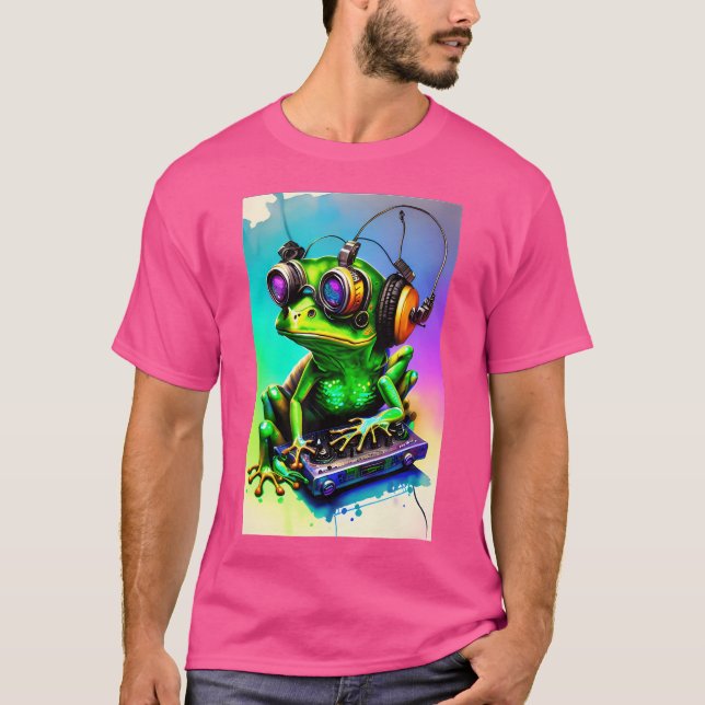 Camiseta Sapo DJ venenoso (Frente)