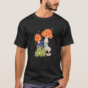 Camiseta Sapo Do Assistente Do Sapo Cottagecore Com Cogumel