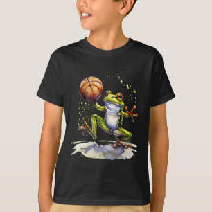 Camiseta Sapo do esboço do Trabalho de arte do esboço do es