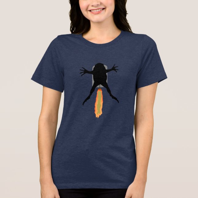 Camiseta Sapo do foguete (Frente)