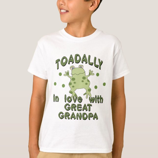 Camiseta Sapo do vovô do amor de TOADALLY grande (Frente)