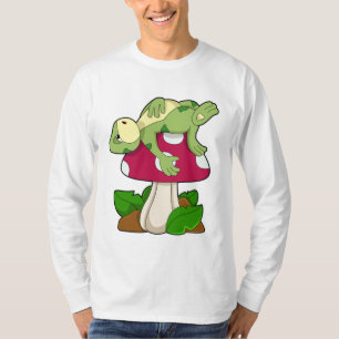 Camiseta Sapo dormindo com cogumelo