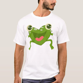 Camiseta Sapo dos corações dos desenhos animados