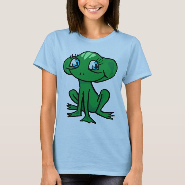 Camiseta Sapo dos desenhos animados (Frente)