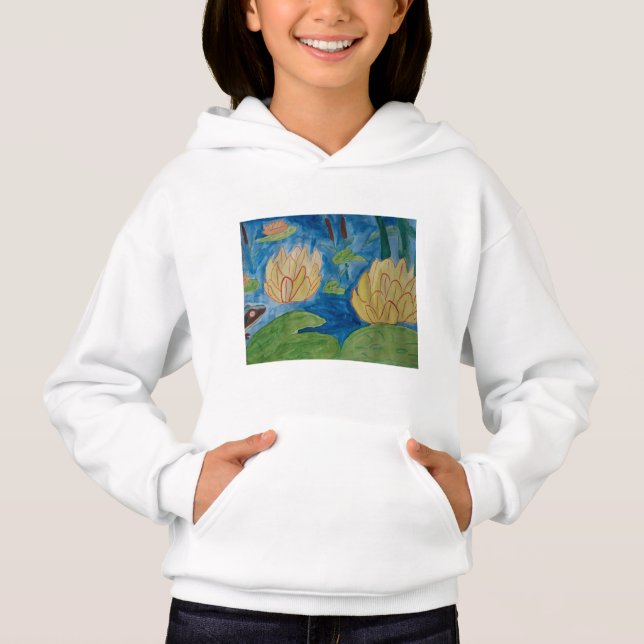 Camiseta Sapo e Waterlily Hoodie (Frente)