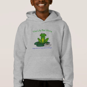 Camiseta Sapo em um Lírio Cinza Claro 