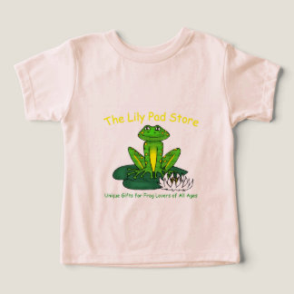 Camiseta Sapo em um Lírio Rosa Claro