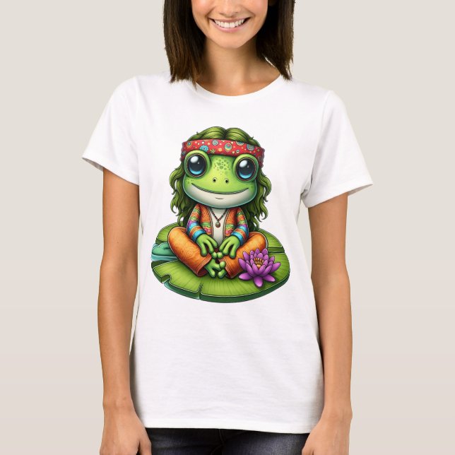 Camiseta Sapo engraçado (Frente)