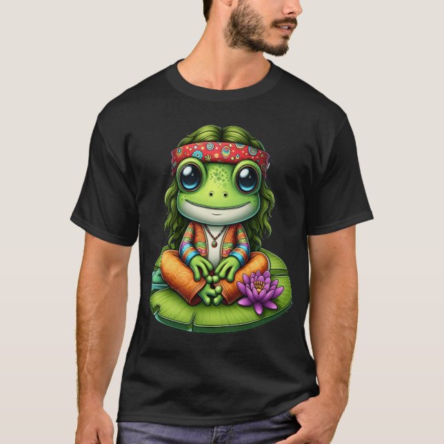 Camiseta Sapo engraçado (Frente)