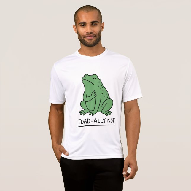 Camiseta Sapo engraçado aliado, não rã (Frente Completa)