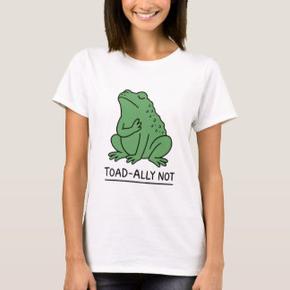 Camiseta Sapo Engraçado Aliado Não Rã
