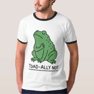 Camiseta Sapo engraçado aliado, não rã