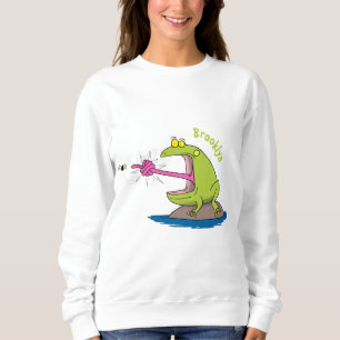 Camiseta Sapo engraçado e desenho animado