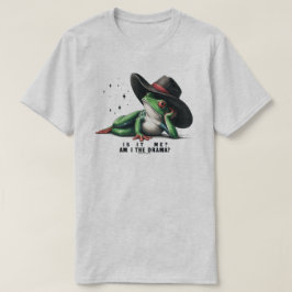 Camiseta Sapo Engraçado e Sarcástico Citação Gráfica