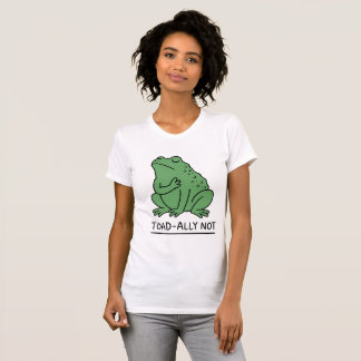 Camiseta Sapo engraçado, não rã